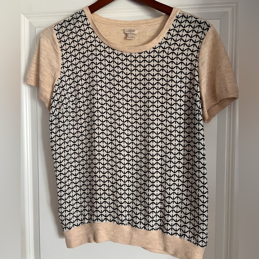 Jcrew short sleeve sweater